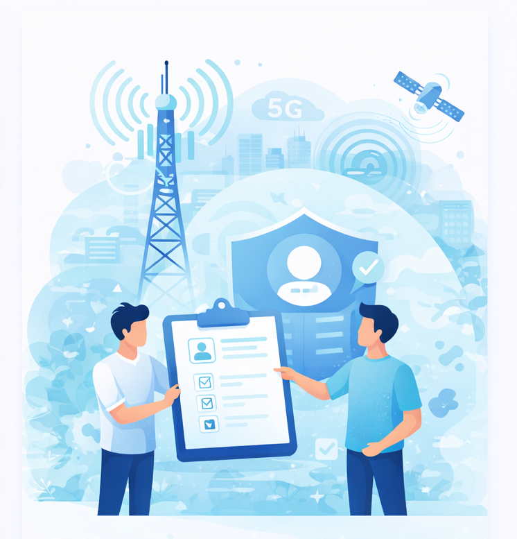 Ilustrasi Sign Up 5G